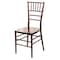 Atlas Commercial Products Resin Chiavari Chair with Premium Steel Frame, Mahogany RCC3MHG - alternate 3